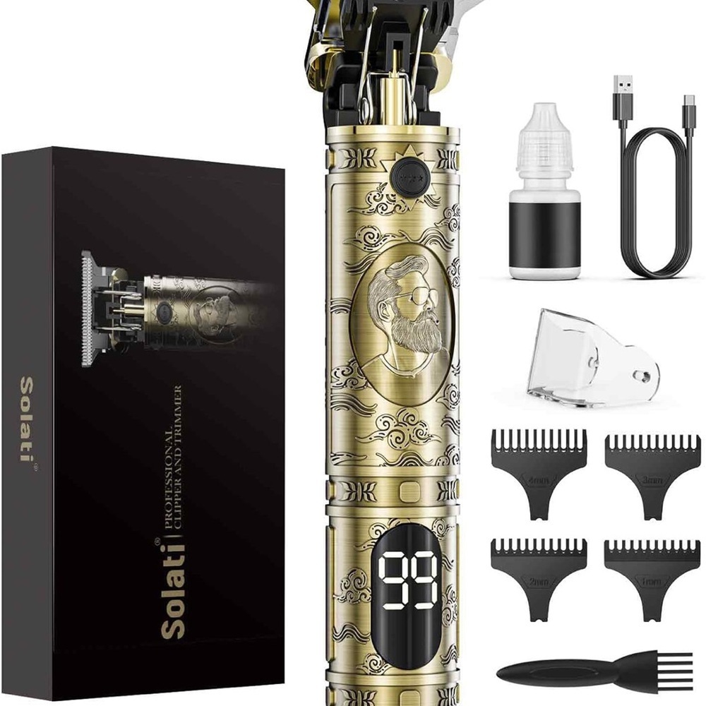 Solati Gold Hair Clipper Set